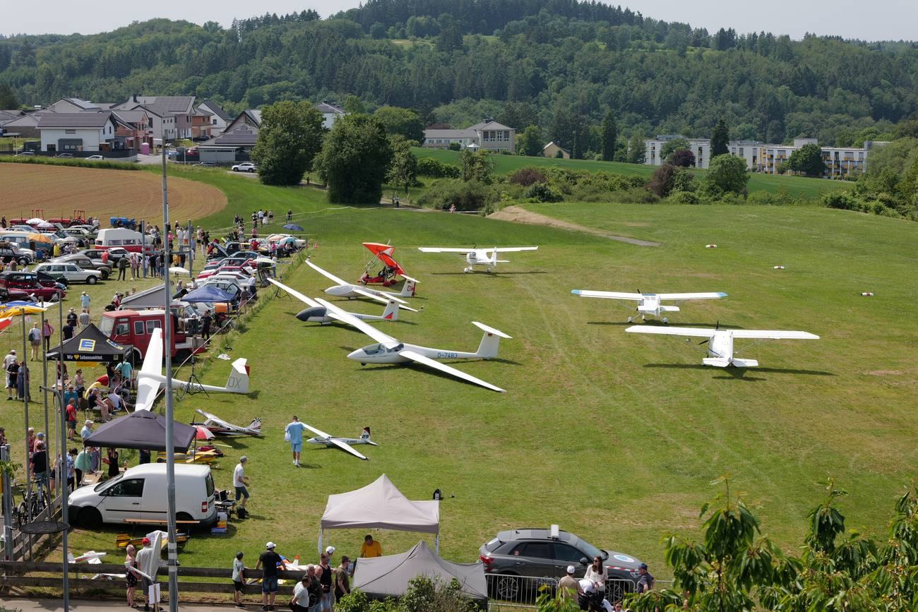 Der Flugplatz Braunfels aus der Luft